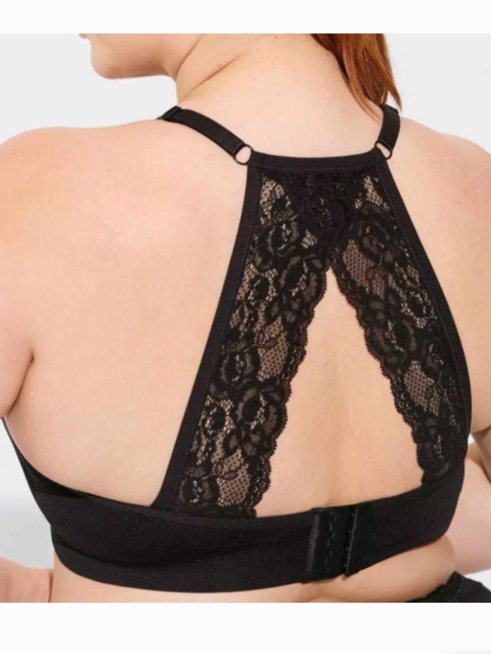 Torrid Flirt Racerback Bralette Sz 0 Black